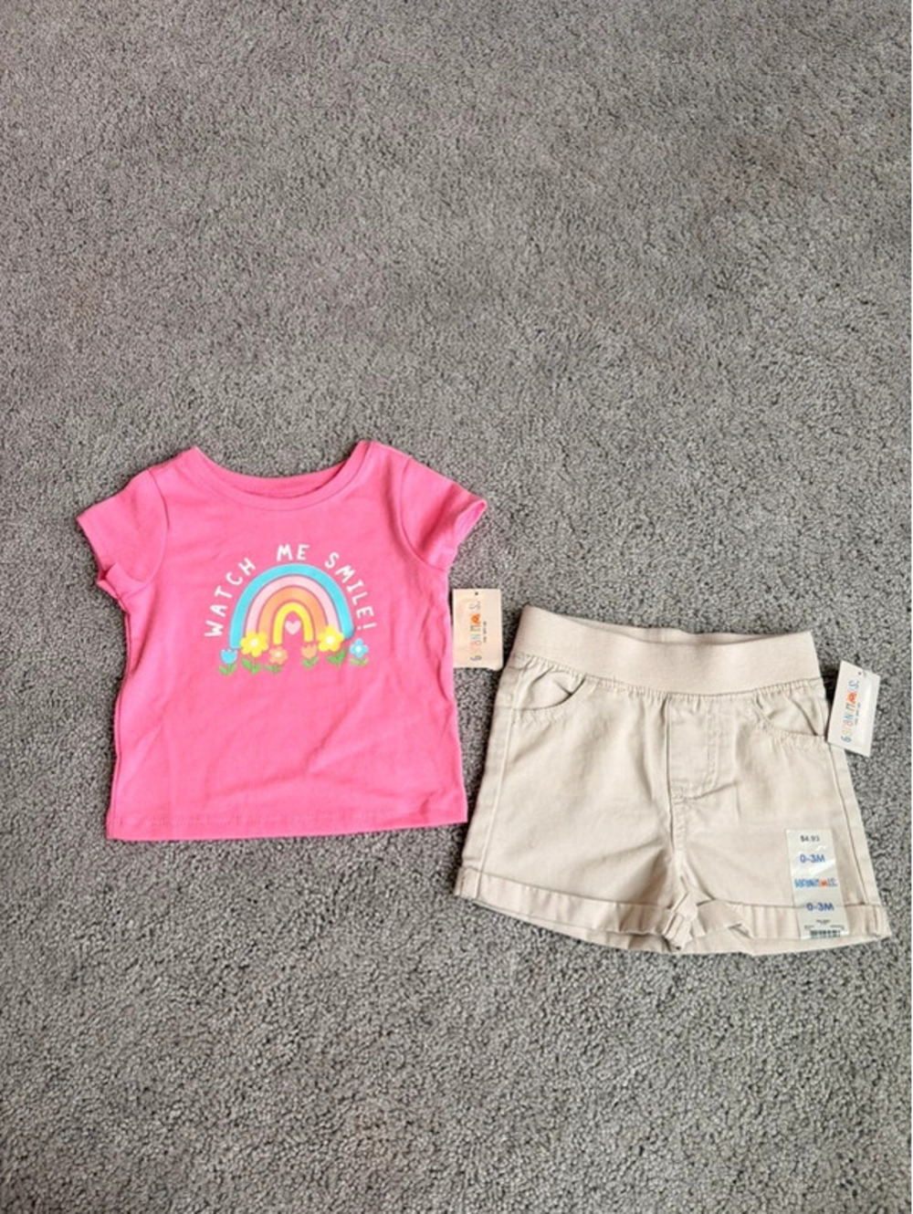 Garanimals Rainbow Shorts Set NWT 0-3 Months